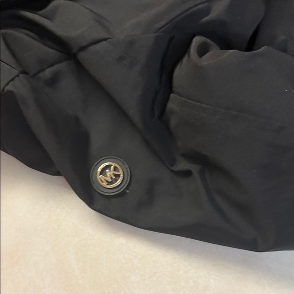 MICHAEL Michael Kors Black Fur-Trimmed Puffer Jacket - Picture 10 of 15